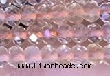 CRB3147 15.5 inches 2.5*4mm faceted rondelle tiny citrine beads