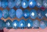 CRB3174 15.5 inches 2.5*4mm faceted rondelle tiny apatite beads