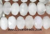 CRB3210 15.5 inches 3.5*6mm faceted rondelle white moonstone beads