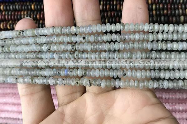 CRB4001 15.5 inches 2.5*4.5mm rondelle labradorite beads wholesale