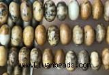 CRB4011 15.5 inches 2.5*4.5mm rondelle picture jasper beads wholesale