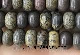 CRB4054 15.5 inches 4*6mm rondelle artistic jasper beads wholesale