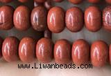 CRB4056 15.5 inches 4*6mm rondelle red jasper beads wholesale