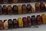 CRB433 15.5 inches 5*8mm rondelle mookaite gemstone beads