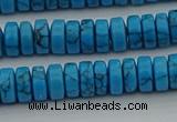 CRB440 15.5 inches 5*8mm rondelle turquoise beads wholesale