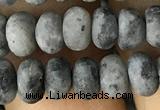 CRB5026 15.5 inches 4*6mm rondelle matte labradorite beads wholesale