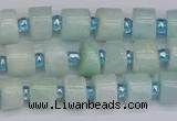 CRB530 15.5 inches 5*8mm tyre Chinese amazonite beads wholesale