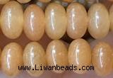 CRB5300 15.5 inches 4*6mm rondelle red aventurine beads