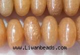 CRB5330 15.5 inches 5*8mm rondelle red aventurine beads