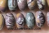 CRB5342 15.5 inches 5*8mm rondelle artistic jasper beads