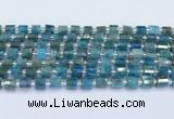 CRB5600 15.5 inches 5mm - 6mm faceted tyre apatite beads