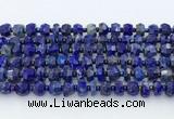 CRB5628 15.5 inches 5*7mm - 7*8mm faceted rondelle lapis lazuli beads