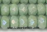 CRB5706 15 inches 5*8mm faceted rondelle AB-color jade beads