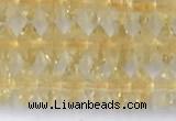 CRB5770 15 inches 3*4mm faceted citrine beads