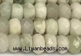 CRB5791 15 inches 4*6mm, 5*8mm faceted rondelle jade beads