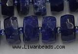 CRB584 15.5 inches 8*16mm faceted rondelle sodalite beads