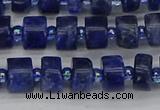 CRB638 15.5 inches 5*8mm tyre sodalite gemstone beads