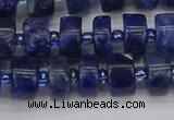 CRB639 15.5 inches 6*10mm tyre sodalite gemstone beads