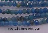 CRB700 15.5 inches 2*3mm faceted rondelle apatite gemstone beads