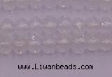 CRB709 15.5 inches 3*4mm faceted rondelle white crystal beads