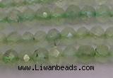 CRB722 15.5 inches 3*4mm faceted rondelle prehnite gemstone beads