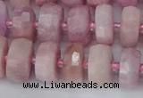 CRB827 15.5 inches 7*12mm faceted rondelle kunzite beads