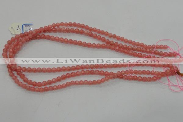 CRC101 15.5 inches 5mm round natural argentina rhodochrosite beads