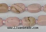 CRC1010 15.5 inches 8*10mm oval rhodochrosite gemstone beads