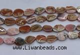 CRC1015 15.5 inches 8*12mm - 12*16mm freeform rhodochrosite beads