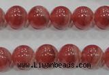 CRC104 15.5 inches 12mm round natural argentina rhodochrosite beads