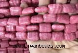 CRC1065 15.5 inches 13*18mm rectangle rhodochrosite beads