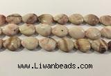 CRC1086 15.5 inches 18*25mm flat teardrop rhodochrosite beads