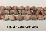 CRC1087 15.5 inches 18*25mm flat teardrop rhodochrosite beads