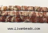 CRC1102 15.5 inches 18*25mm rectangle rhodochrosite beads