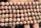 CRC1150 15.5 inches 8mm round rhodochrosite gemstone beads