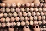 CRC1152 15.5 inches 10mm round rhodochrosite gemstone beads