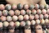 CRC1154 15.5 inches 12mm round rhodochrosite gemstone beads