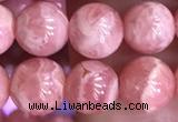 CRC1160 15.5 inches 7mm round rhodochrosite gemstone beads