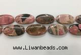 CRC1168 15.5 inches 30*50mm oval rhodochrosite gemstone beads