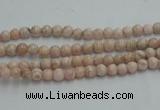 CRC150 15.5 inches 3.5mm round Argentina rhodochrosite beads