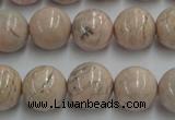 CRC155 15.5 inches 14mm round Argentina rhodochrosite beads