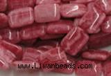 CRC16 16 inches 10*14mm rectangle rhodochrosite beads wholesale