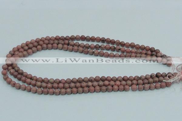 CRC201 16 inches 6mm round rhodochrosite gemstone beads wholesale