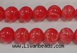 CRC503 15.5 inches 10mm round synthetic rhodochrosite beads