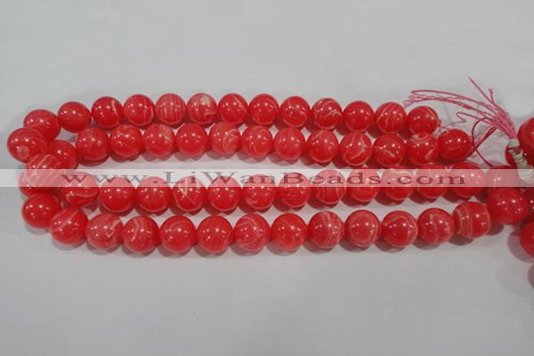 CRC505 15.5 inches 14mm round synthetic rhodochrosite beads