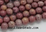 CRC52 15.5 inches 8mm round rhodochrosite gemstone beads wholesale