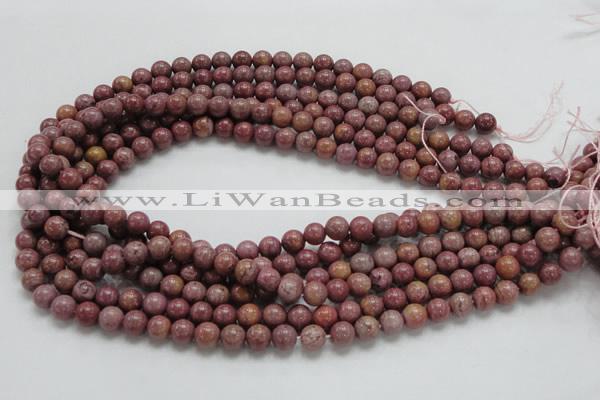 CRC52 15.5 inches 8mm round rhodochrosite gemstone beads wholesale