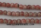 CRC754 15.5 inches 4mm round rhodochrosite beads wholesale