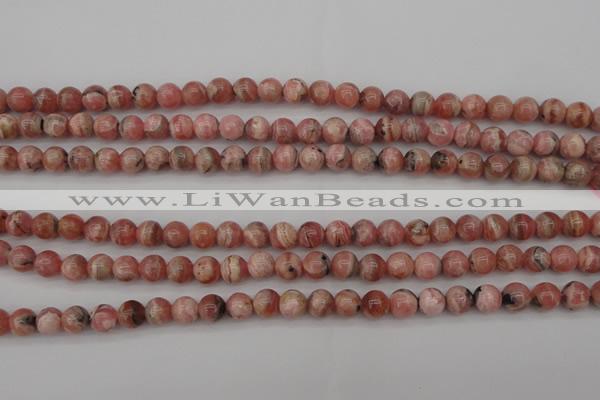 CRC755 15.5 inches 6mm round rhodochrosite beads wholesale