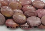 CRC77 15.5 inches 12*18mm oval rhodochrosite gemstone beads